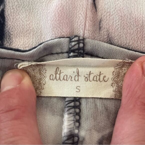 Altar’d State Pink & Black Tie-Dye Halter Sleeveless Summer Dress Size Small - Picture 5 of 7